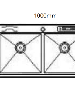 Chậu Rửa Chén 2 Ngăn GOLICAA GC-10050DT - 9