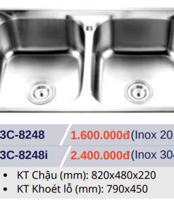 CHẬU RỬA CHÉN BÁT GOLICAA G3C-8248I - 5