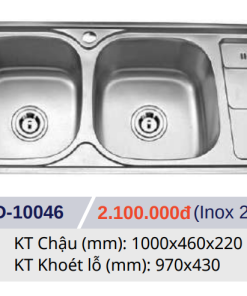 CHẬU RỬA CHÉN BÁT GOLICAA G4D-10046 - 7