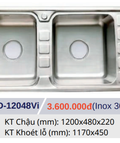 CHẬU RỬA CHÉN BÁT GOLICAA G4D-12048VI - 7