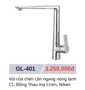 Vòi rửa chén nóng lạnh GOLICAA GL-401 - 7