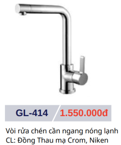 Vòi rửa chén nóng lạnh GOLICAA GL-414 - 10 Vòi rửa chén nóng lạnh GOLICAA GL-414 - 9