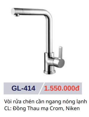 Vòi rửa chén nóng lạnh GOLICAA GL-414 - 9