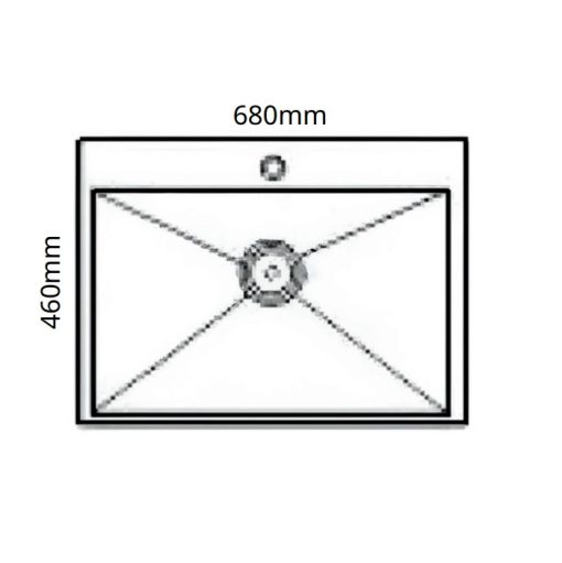 Chậu rửa chén GOLICAA GAD-6846E - 3