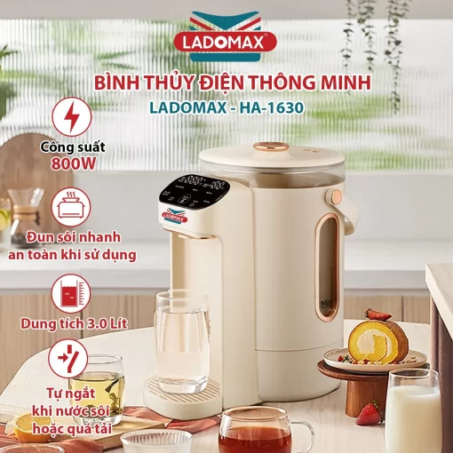 Bình thủy điện thông minh Ladomax HA-1630 - 11