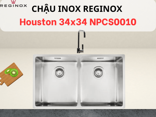 Chậu Rửa Bát Reginox HOUSTON 34×40+34×40 HMH.NPCS0010 - 9