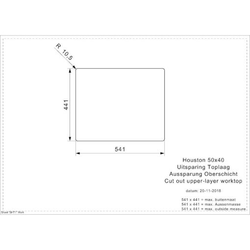Chậu Rửa Bát Inox Reginox HOUSTON 50×40 HMH.R32855 - 7