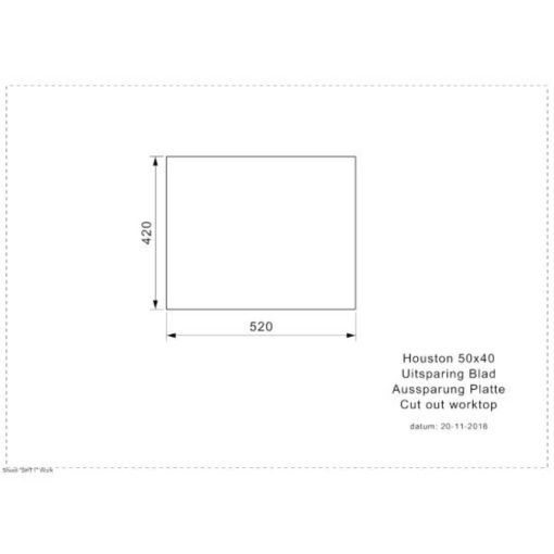 Chậu Rửa Bát Inox Reginox HOUSTON 50×40 HMH.R32855 - 5