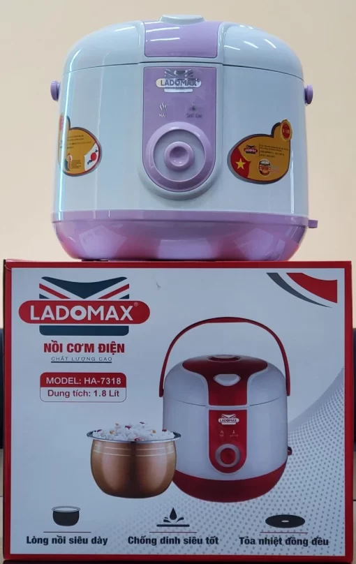 Nồi cơm điện nắp gài Ladomax HA-7318 - 3