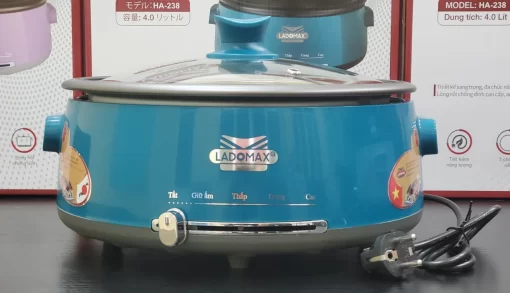 Nồi lẩu điện lòng rời 4L Ladomax HA-238 - 9