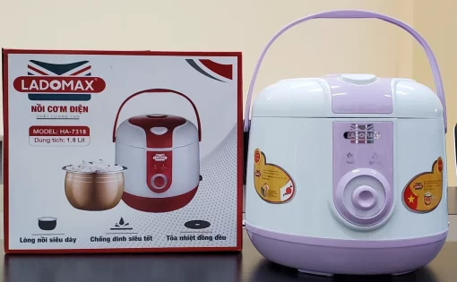 Nồi cơm điện nắp gài Ladomax HA-7318 - 7