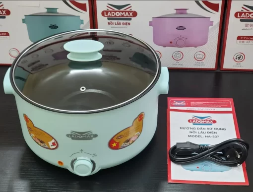 Nồi lẩu điện lòng liền Ladomax HA-237 - 5