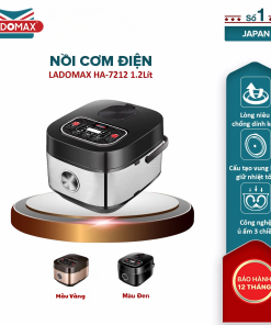 Nồi cơm điện 1.2 Lít Ladomax HA-7212 - 22 Nồi cơm điện 1.2 Lít Ladomax HA-7212 - 21