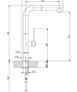 Vòi rửa bát Reginox FLIM D2 FURST HMH.F400076CY - 6 Vòi rửa bát Reginox FLIM D2 FURST HMH.F400076CY - 5