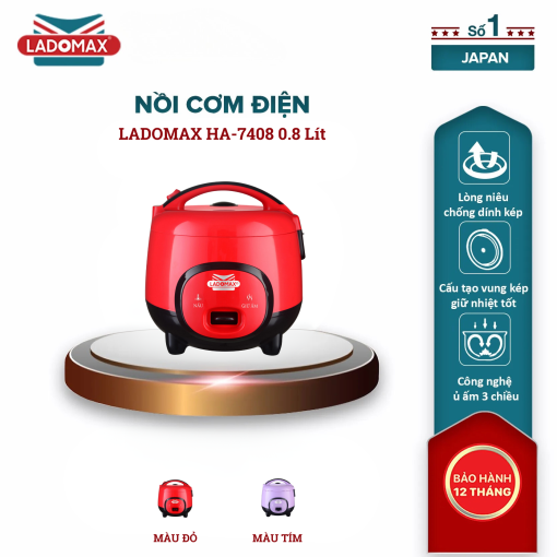 Nồi cơm điện Ladomax HA-7408 - 11