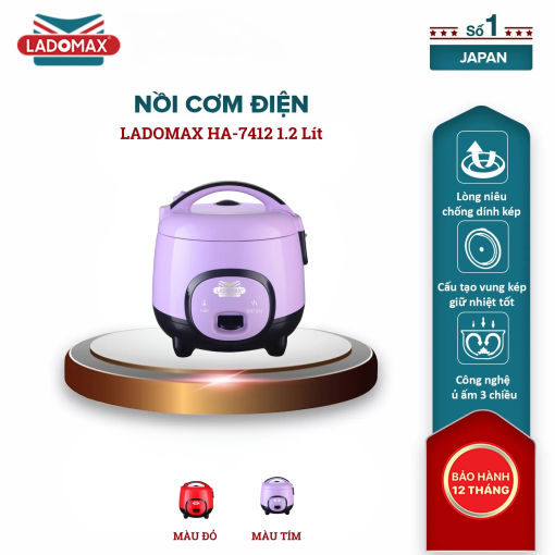 Nồi cơm điện Ladomax HA-7412 - 5