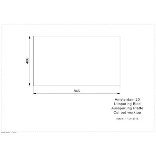 Chậu rửa chén Reginox AMSTERDAM 20 ĐEN HMH.R31001 - 5
