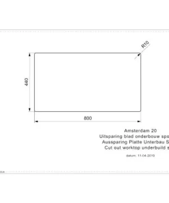 Chậu rửa chén Reginox AMSTERDAM 20 XÁM HMH.R31018 - 11