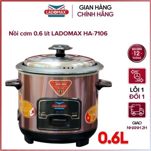 Nồi cơm điện nắp rời Ladomax HA-7106 - 3