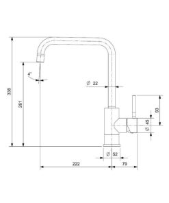 Vòi rửa bát nóng lạnh Reginox Crystal HMH.R30523 - 12 Vòi rửa bát nóng lạnh Reginox Crystal HMH.R30523 - 11