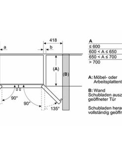 Tủ lạnh Bosch KAD93ABEP Series 6 Độc lập Side by side - 43