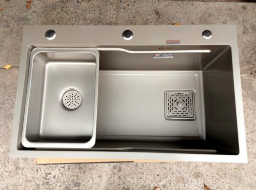 CHẬU RỬA CHÉN BÁT NANO XÁM GOLICAA GA-7846NX - 7