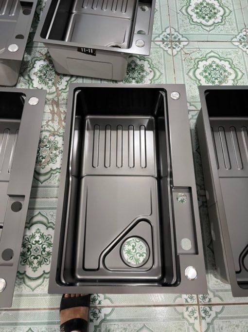 Chậu rửa chén liền vòi GOLICAA GA-7546DV - 3