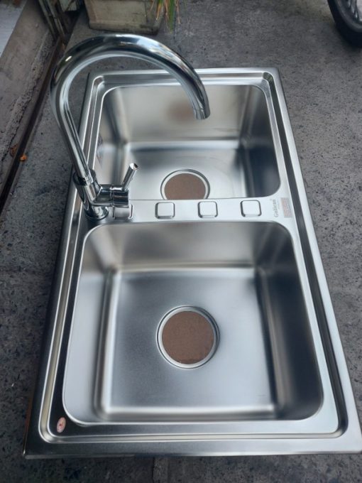 CHẬU RỬA CHÉN INOX GOLICAA G3C-8850V - 5