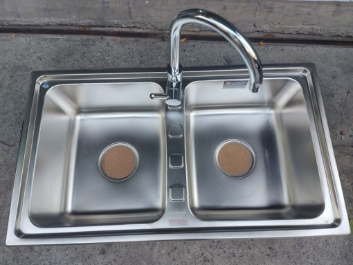 CHẬU RỬA CHÉN INOX GOLICAA G3C-8850V - 7