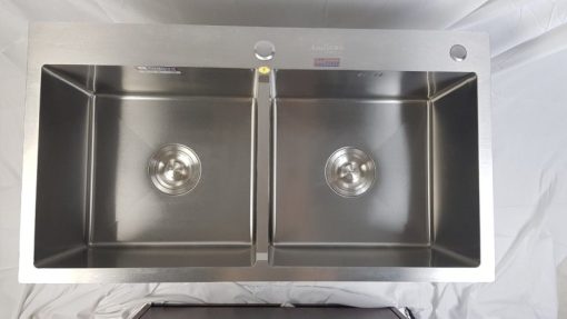 Chậu Rửa Chén 2 Ngăn phủ Nano GOLICAA GC-8245N - 9