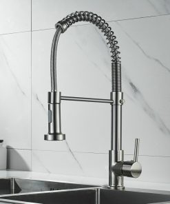 Vòi rửa chén lò xo nóng lạnh GOLICAA GL-412 - 9