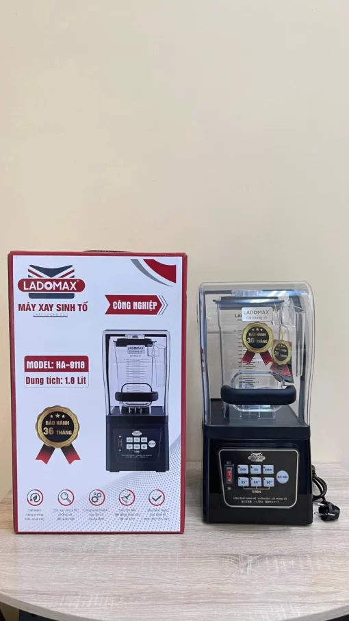 Máy xay sinh tố công nghiệp Ladomax HA-9118 - 7
