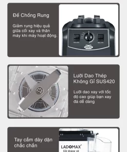 Máy xay sinh tố công nghiệp Ladomax HA-9116 - 24 Máy xay sinh tố công nghiệp Ladomax HA-9116 - 23