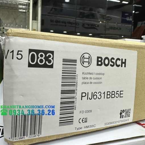 Bếp từ 3 vùng nấu Bosch PIJ631BB5E | Serie 4 - 11