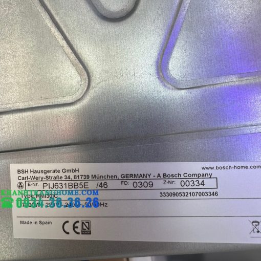 Bếp từ 3 vùng nấu Bosch PIJ631BB5E | Serie 4 - 51