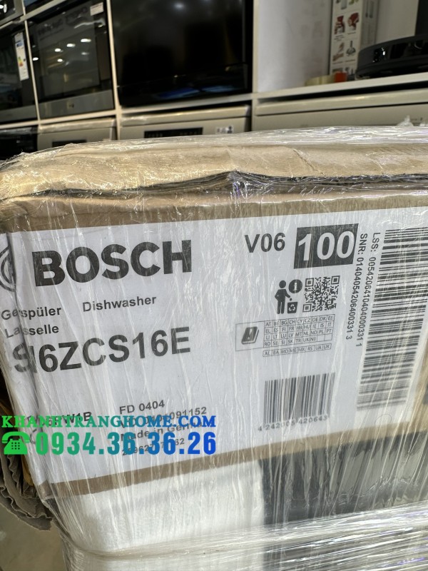 Máy Rửa Bát Bosch SMI6ZCS16E Series 6 Bán Âm - 138