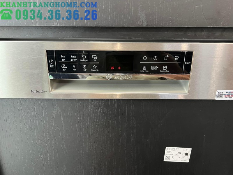 Máy Rửa Bát Bosch SMI6ZCS16E Series 6 Bán Âm - 118