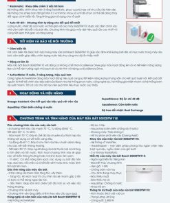 Máy Rửa Chén BOSCH SGS2ITW11E Serie 2 - 33