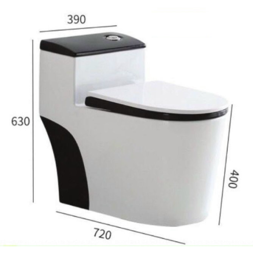 Bồn cầu liền khối GOLICAA GL-2297 - 3