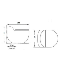Bồn cầu liền khối GOLICAA GL-2292 - 10 Bồn cầu liền khối GOLICAA GL-2292 - 9