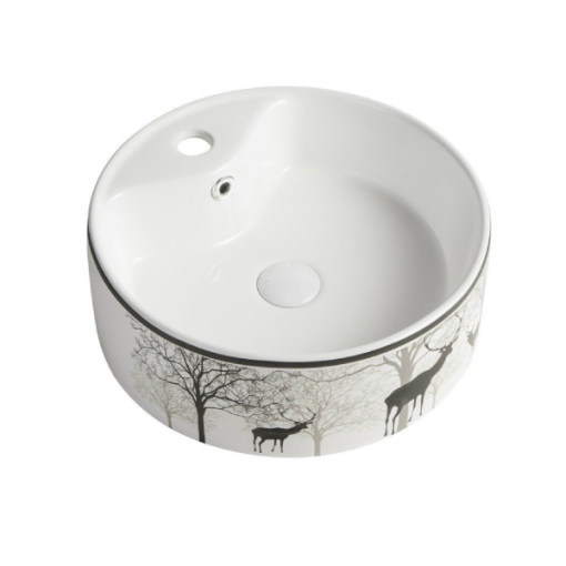 Lavabo sứ cao cấp GOLICAA GL-3201 - 1