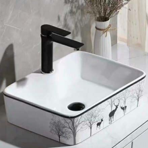 Lavabo sứ cao cấp GOLICAA GL-3204 - 5