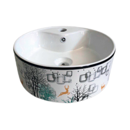 Lavabo sứ cao cấp GOLICAA GL-3205 - 1