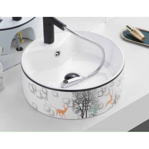 Lavabo sứ cao cấp GOLICAA GL-3205 - 5