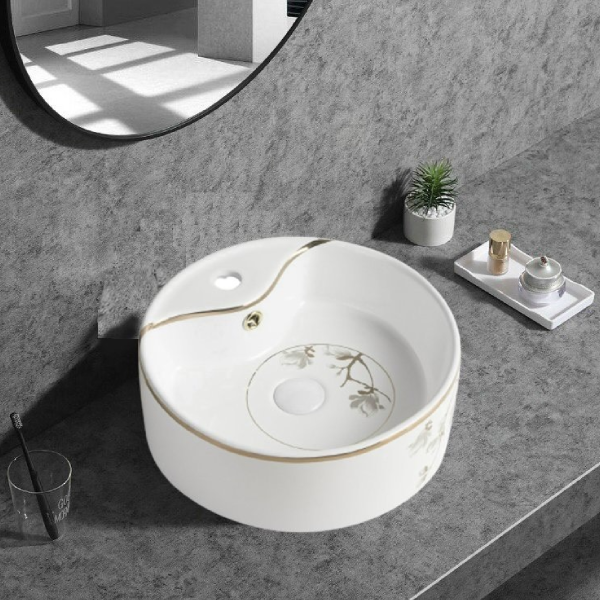 Lavabo sứ cao cấp GOLICAA GL-3245