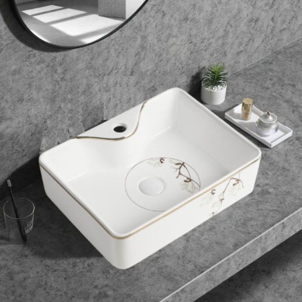 Lavabo sứ cao cấp GOLICAA GL-3246