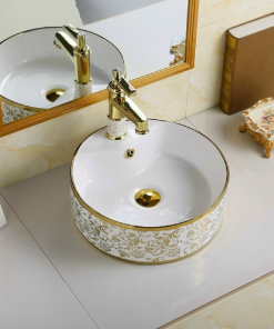 Lavabo sứ cao cấp GOLICAA GL-3243 - 9