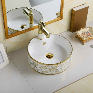 Lavabo sứ cao cấp GOLICAA GL-3243 - 9