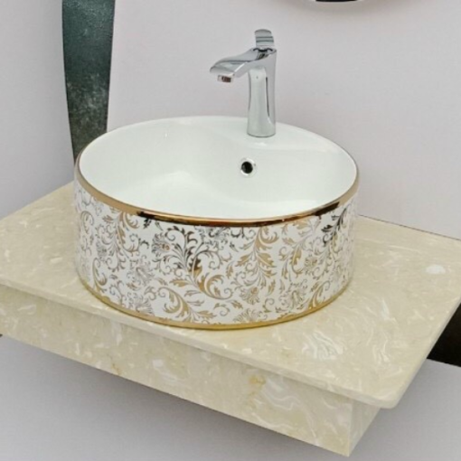 Lavabo sứ cao cấp GOLICAA GL-3243 - 3