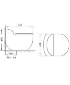 Bồn cầu liền khối GOLICAA GL-2288 - 7